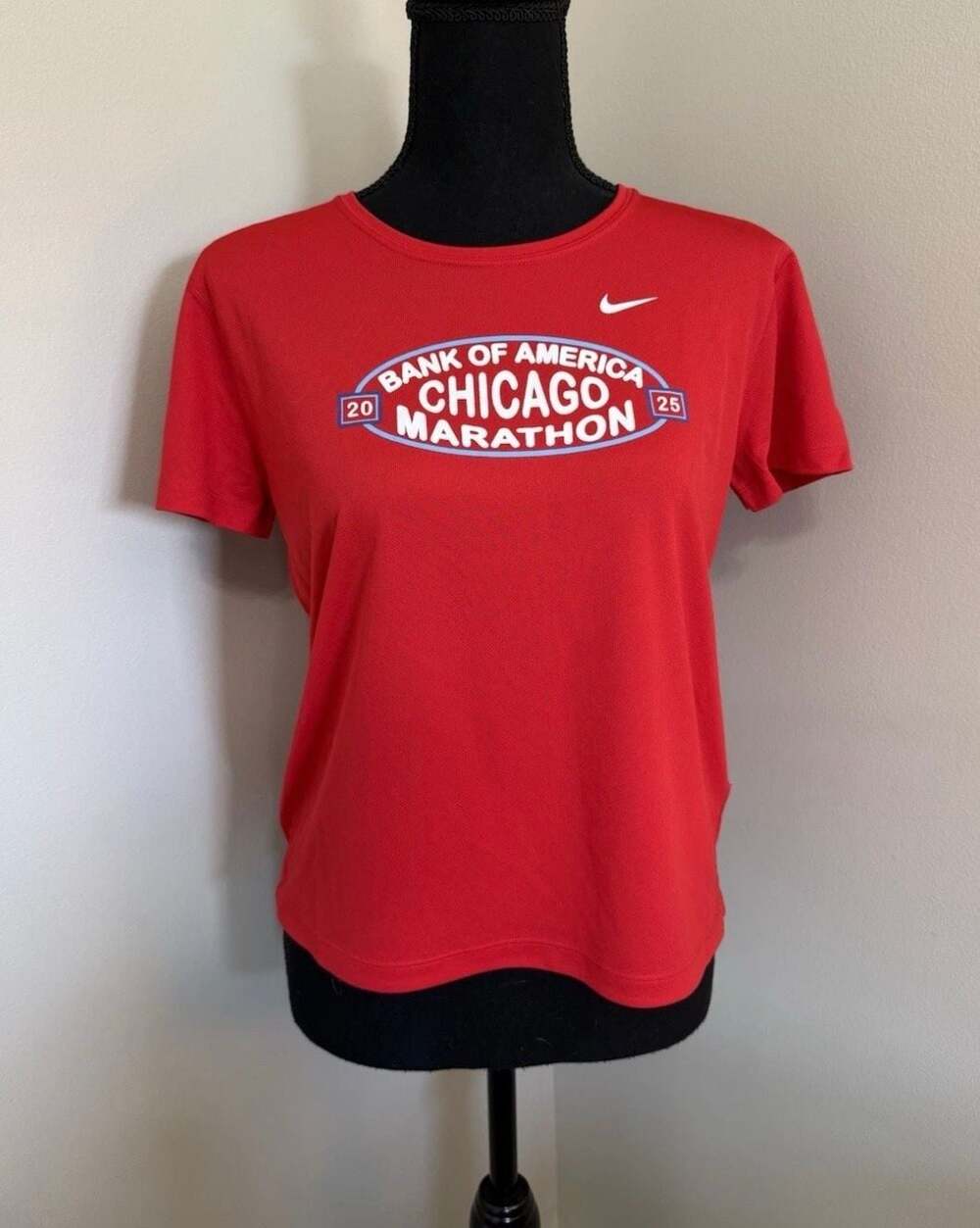 NEW Small Nike Bank of America Chicago Marathon 2025 Performance T-Shirt